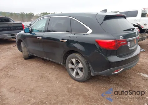 2014 Acura Mdx z USA, uszkodzony, nr VIN 5FRYD3H28EB017117